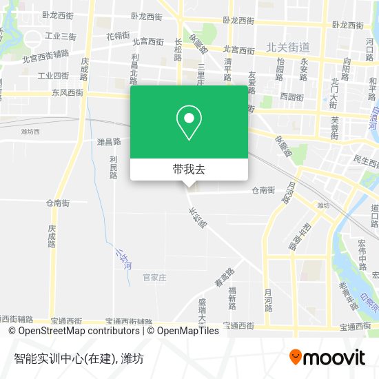智能实训中心(在建)地图