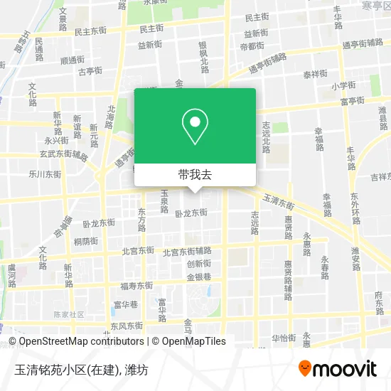 玉清铭苑小区(在建)地图