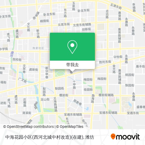 中海花园小区(西河北城中村改造)(在建)地图