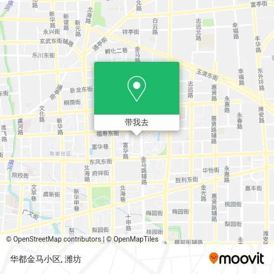 华都金马小区地图