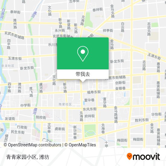 青青家园小区地图