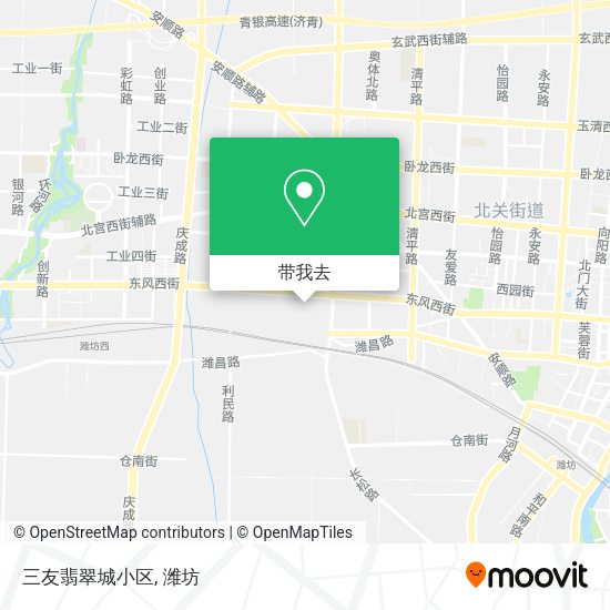 三友翡翠城小区地图
