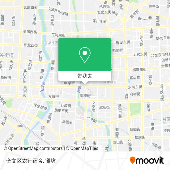 奎文区农行宿舍地图