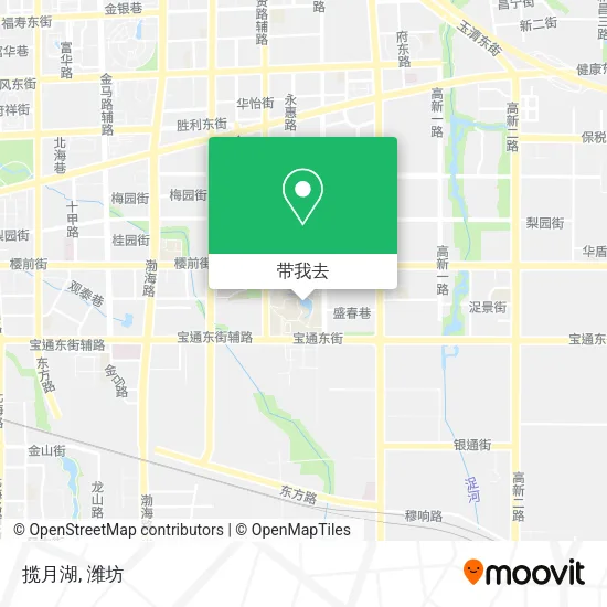 揽月湖地图