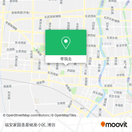 福安家园圣基铭座小区地图