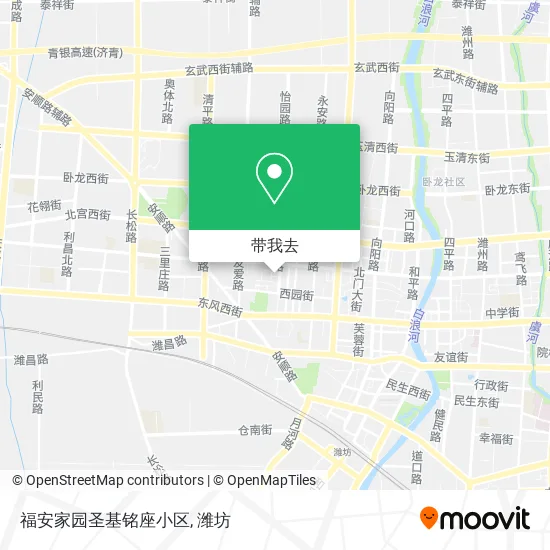 福安家园圣基铭座小区地图