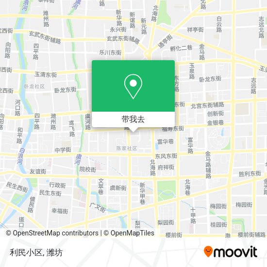 利民小区地图