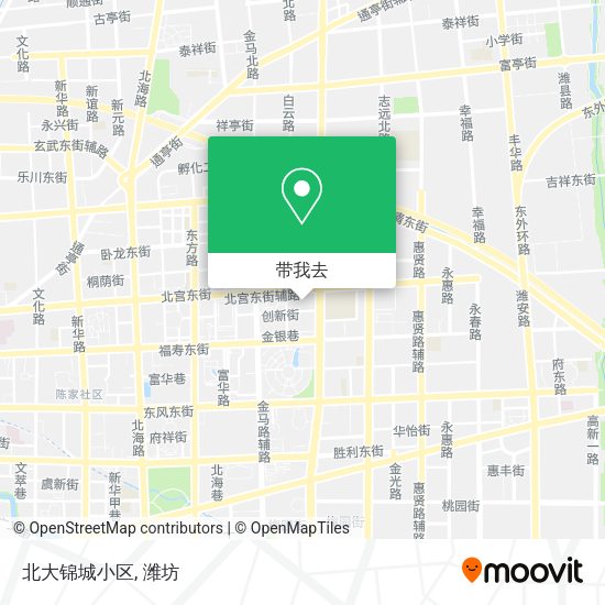 北大锦城小区地图