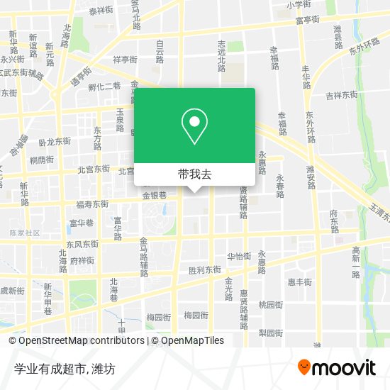 学业有成超市地图