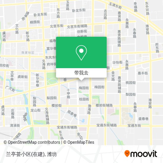兰亭荟小区(在建)地图