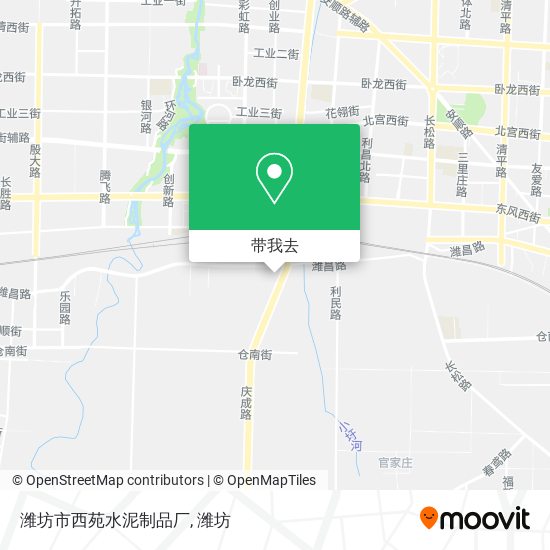 潍坊市西苑水泥制品厂地图