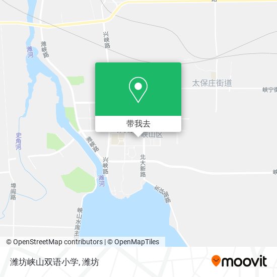 潍坊峡山双语小学地图