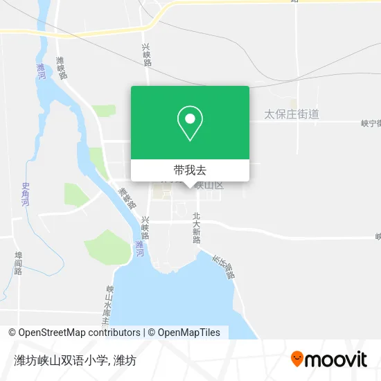 潍坊峡山双语小学地图
