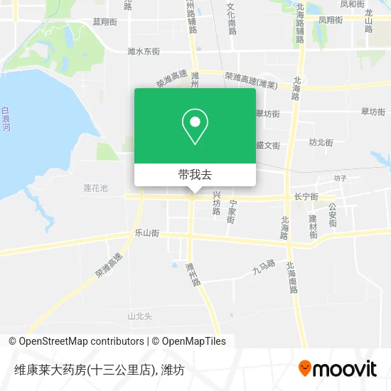 维康莱大药房(十三公里店)地图