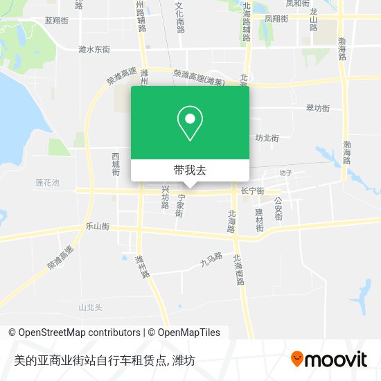 美的亚商业街站自行车租赁点地图