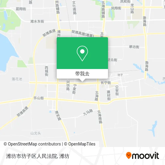潍坊市坊子区人民法院地图