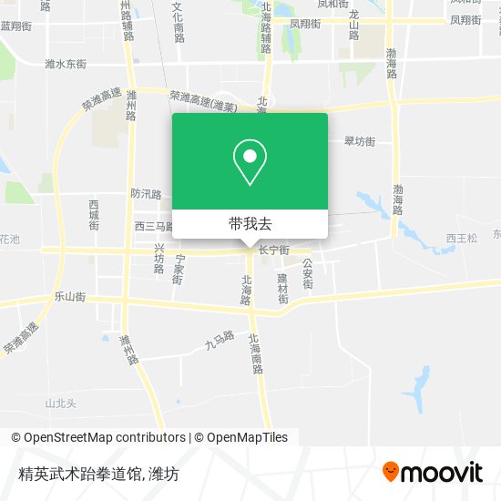 精英武术跆拳道馆地图