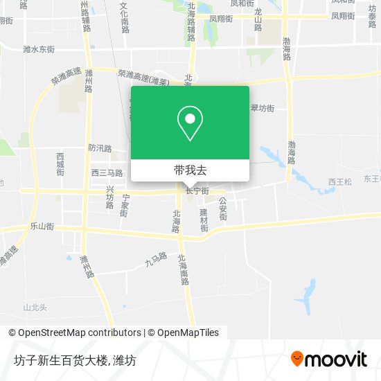 坊子新生百货大楼地图