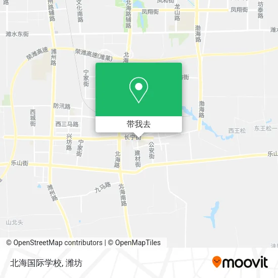 北海国际学校地图