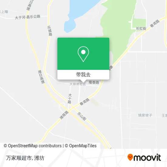 万家顺超市地图