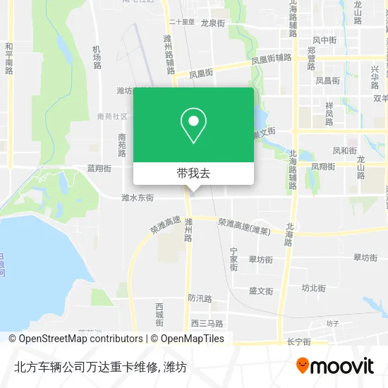 北方车辆公司万达重卡维修地图