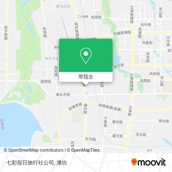 七彩假日旅行社公司地图