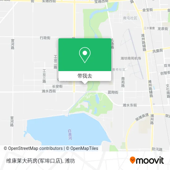 维康莱大药房(军埠口店)地图