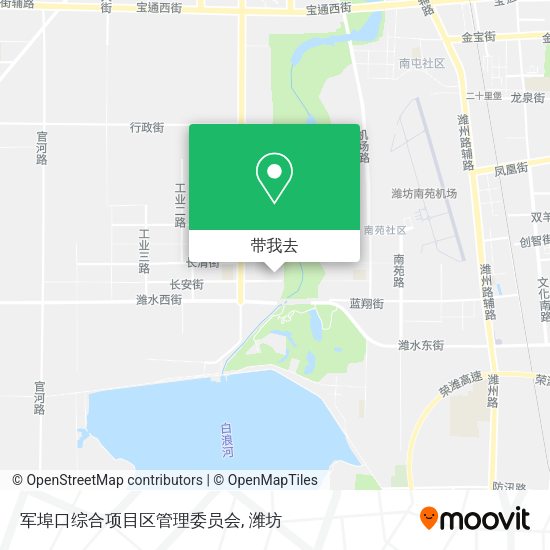 军埠口综合项目区管理委员会地图