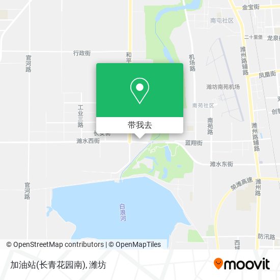 加油站(长青花园南)地图