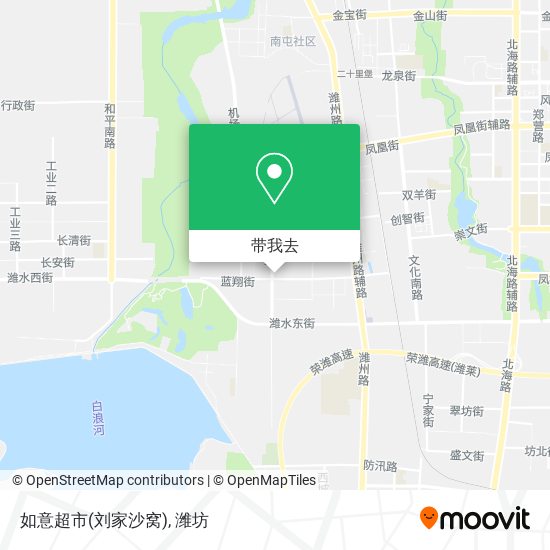如意超市(刘家沙窝)地图
