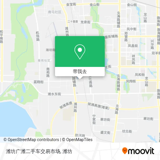 潍坊广潍二手车交易市场地图