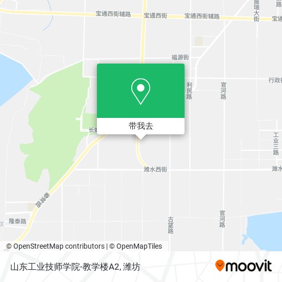 山东工业技师学院-教学楼A2地图