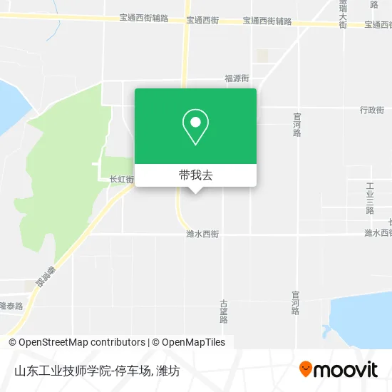 山东工业技师学院-停车场地图
