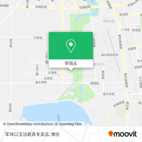 军埠口玉洁厨具专卖店地图