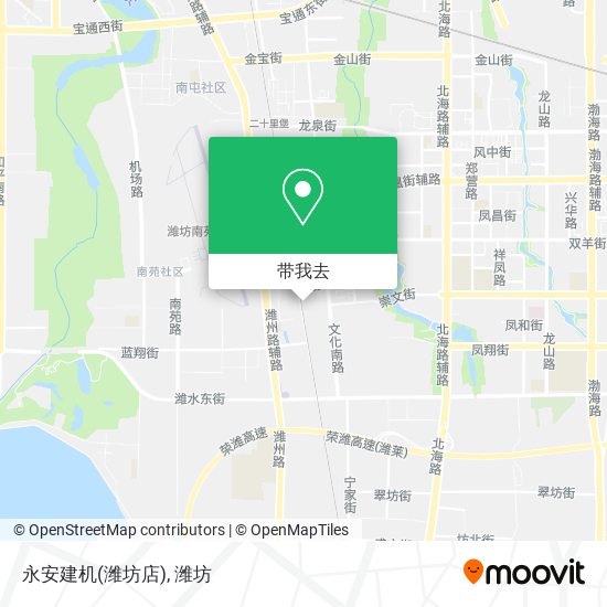 永安建机(潍坊店)地图
