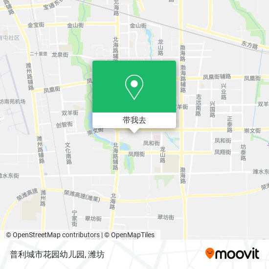 普利城市花园幼儿园地图