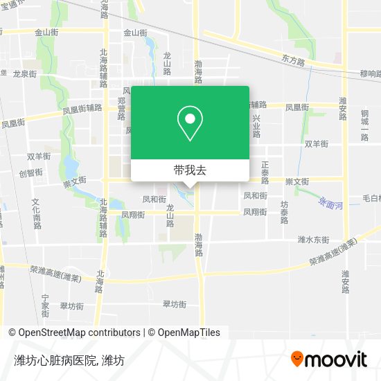 潍坊心脏病医院地图