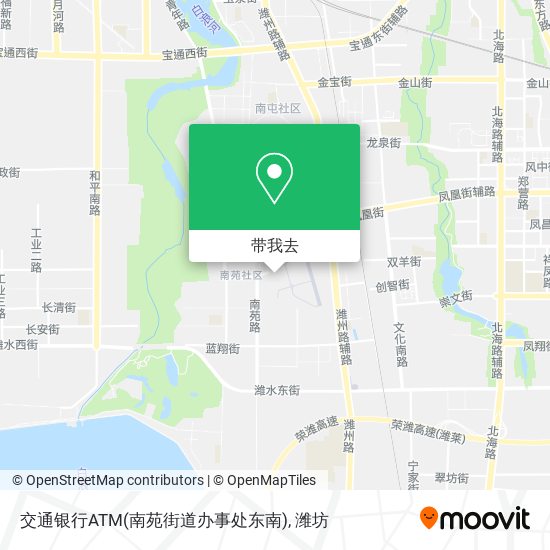 交通银行ATM(南苑街道办事处东南)地图