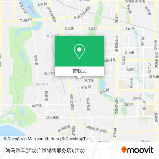海马汽车(潍坊广潍销售服务店)地图