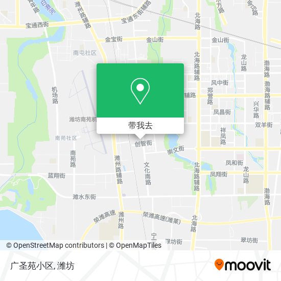 广圣苑小区地图
