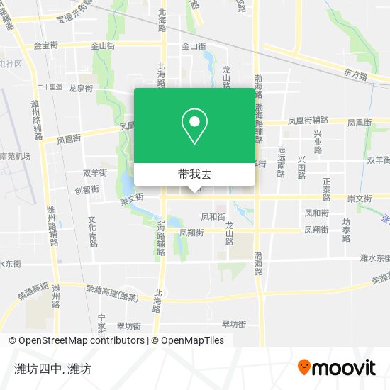 潍坊四中地图