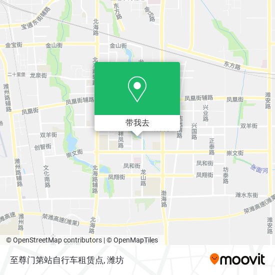 至尊门第站自行车租赁点地图