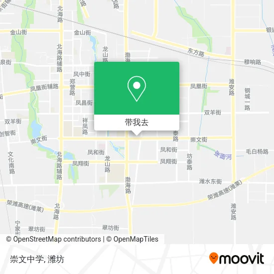崇文中学地图