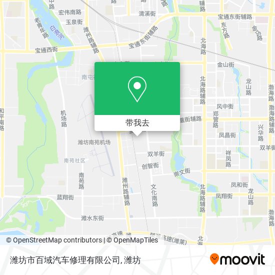 潍坊市百域汽车修理有限公司地图