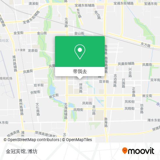金冠宾馆地图