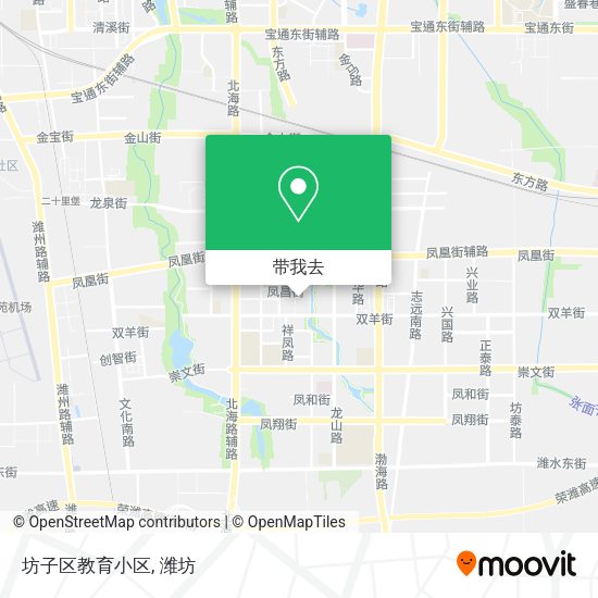 坊子区教育小区地图
