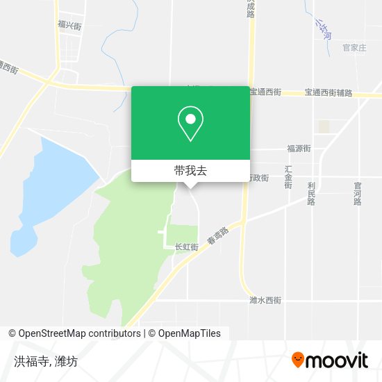 洪福寺地图