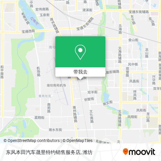 东风本田汽车晟昱特约销售服务店地图