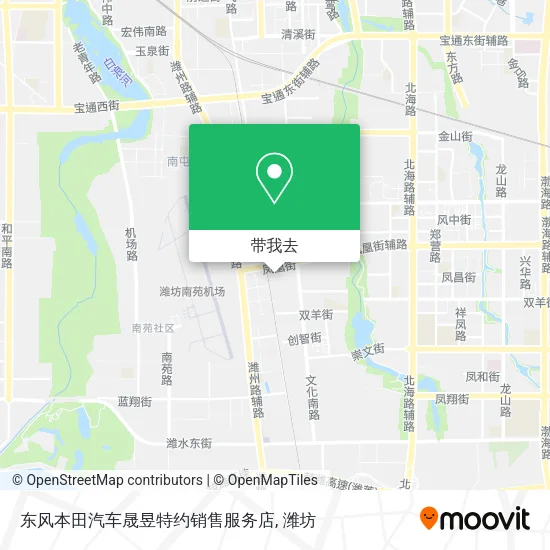 东风本田汽车晟昱特约销售服务店地图