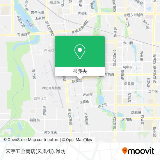 宏宇五金商店(凤凰街)地图